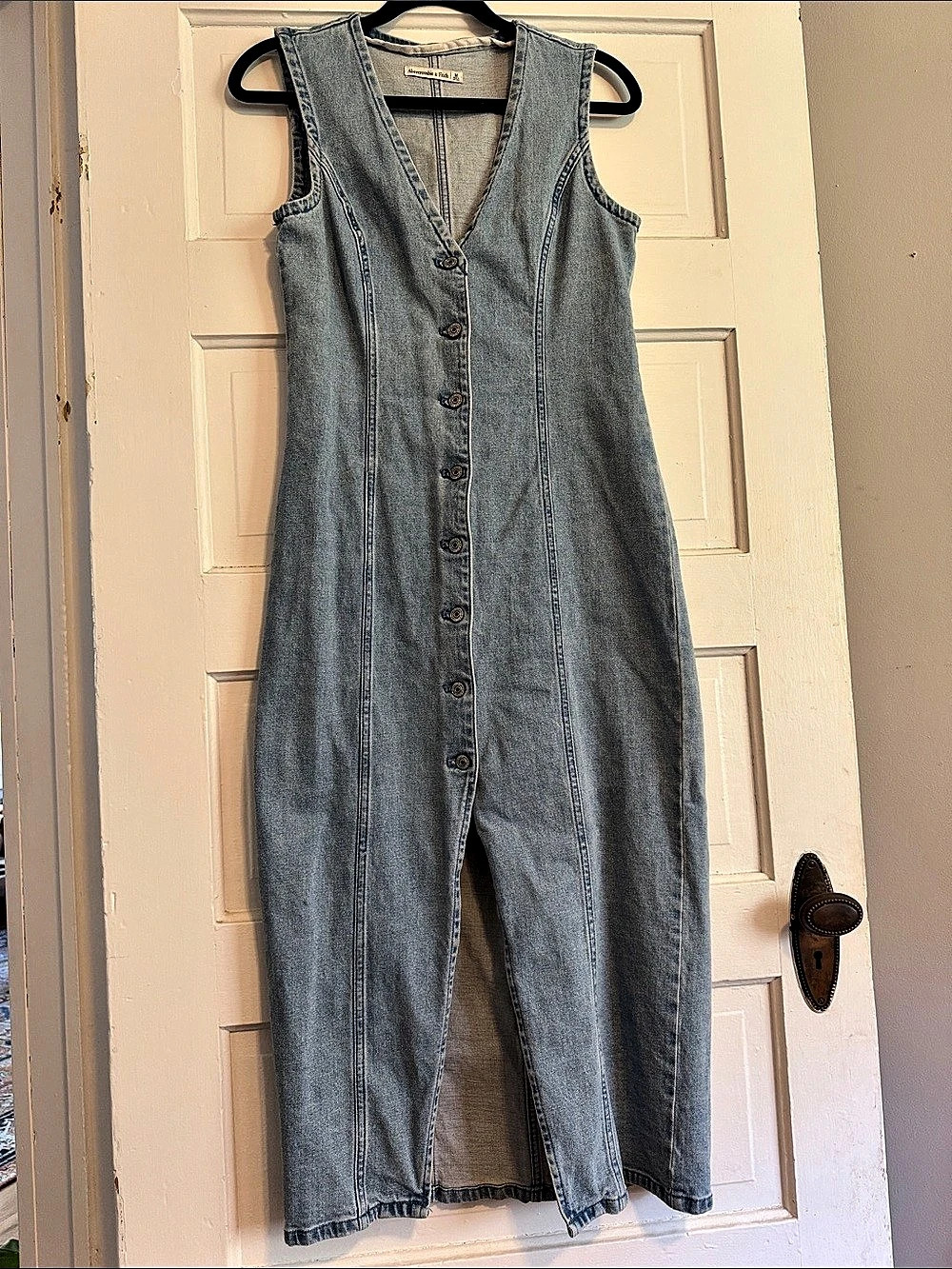 Abercrombie & Fitch Women's Denim Midi Dress Size Medium